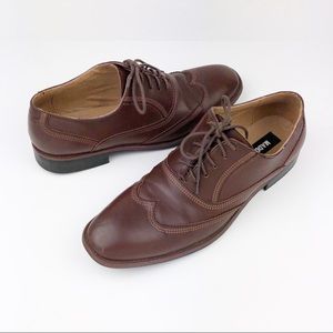 Madden M-Vysco Oxford Vegan Leather Dress Shoes Brown size 8.5